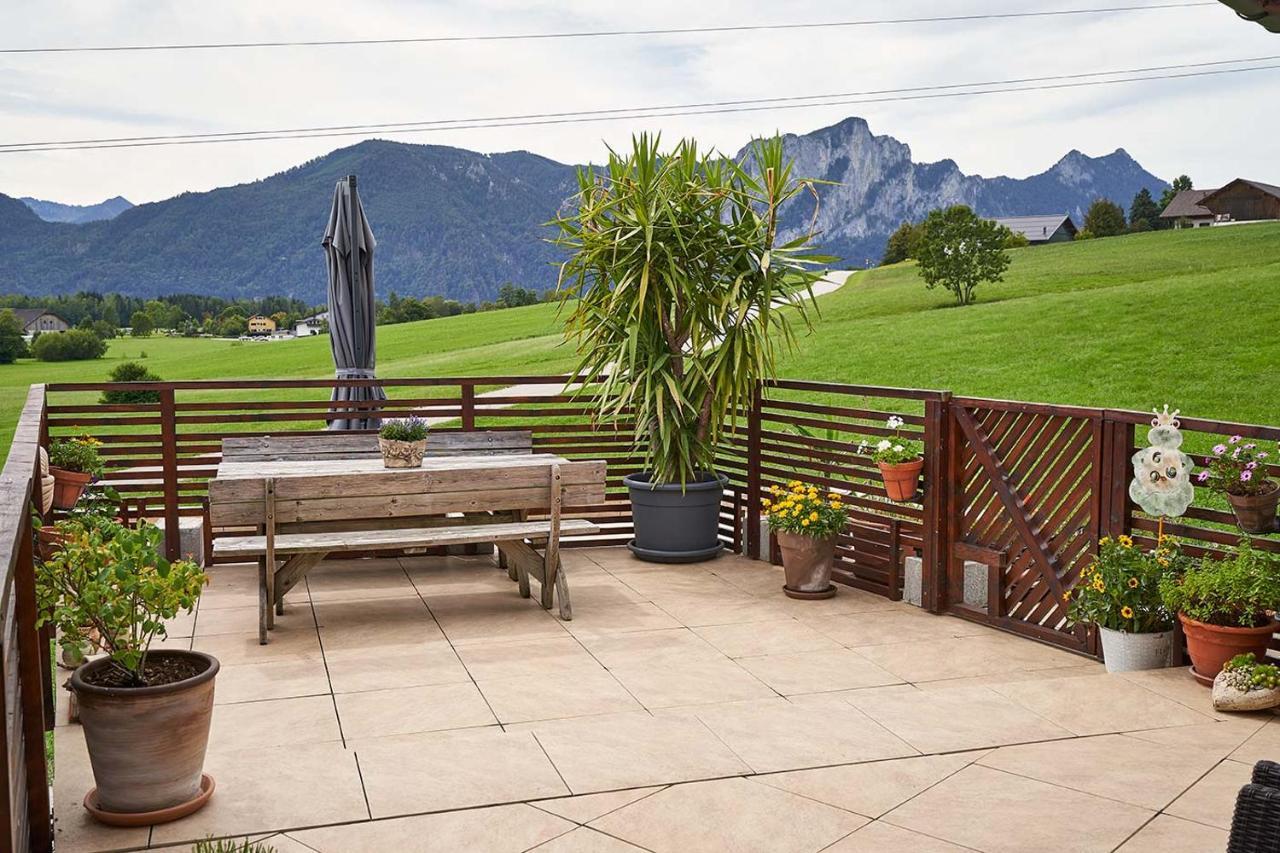 Bergblick Acht Mondsee Innerschwand 외부 사진