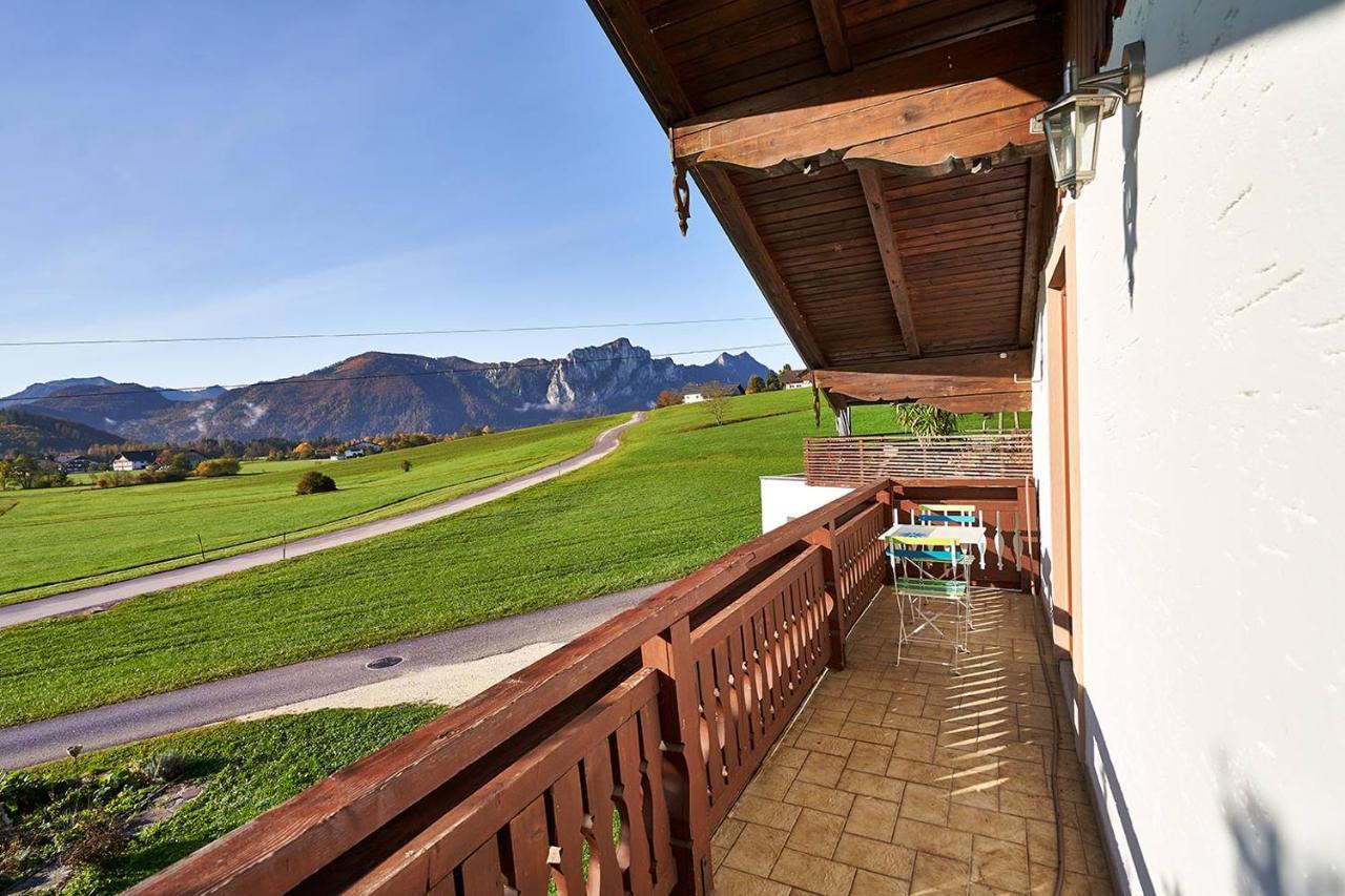 Bergblick Acht Mondsee Innerschwand 외부 사진