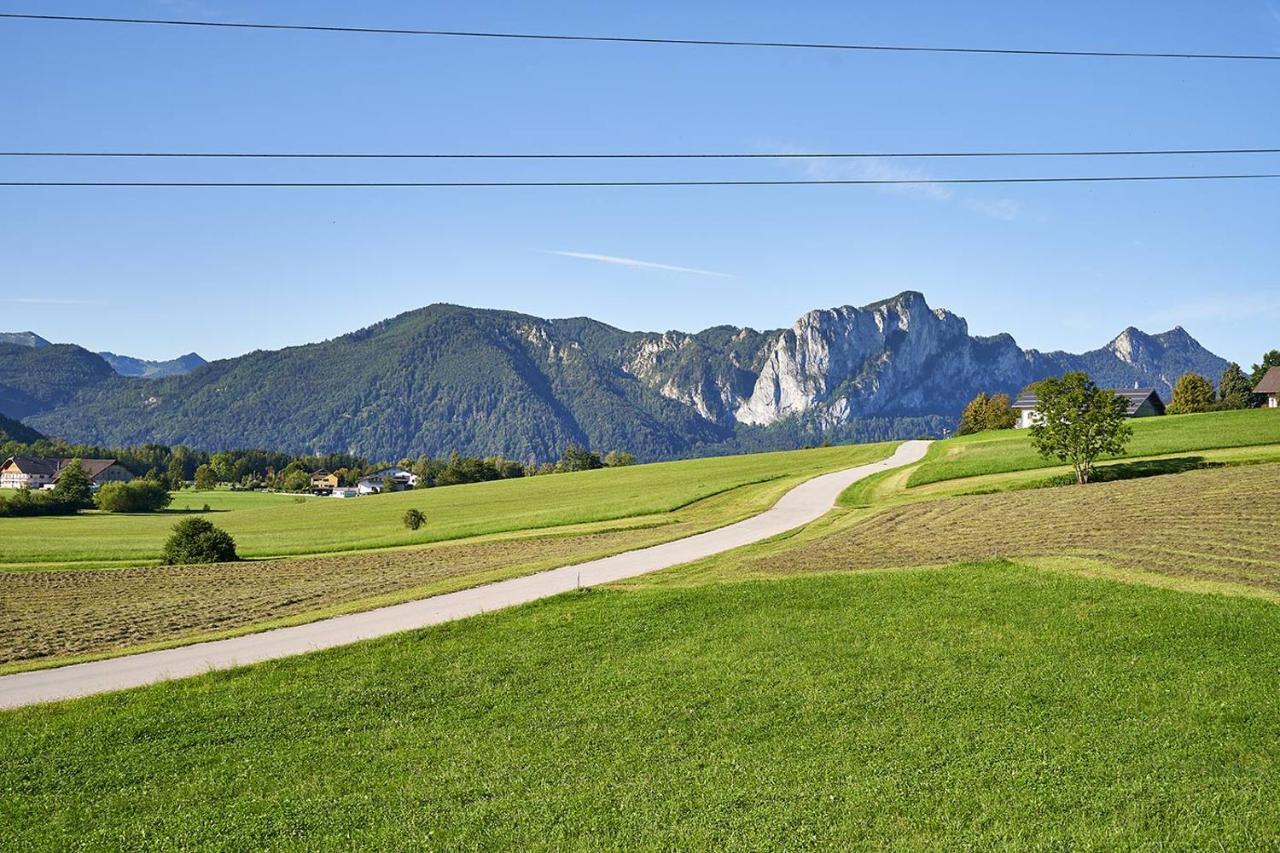 Bergblick Acht Mondsee Innerschwand 외부 사진